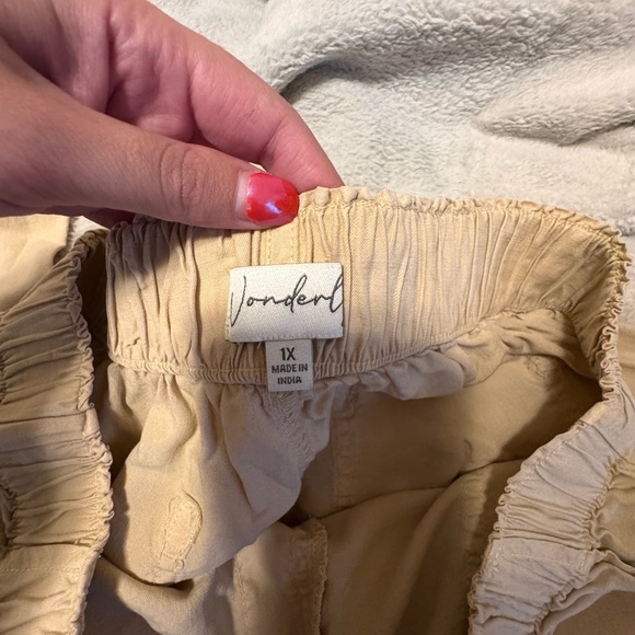 Wonderly Women's Tan Joggers - Picture 4 of 5